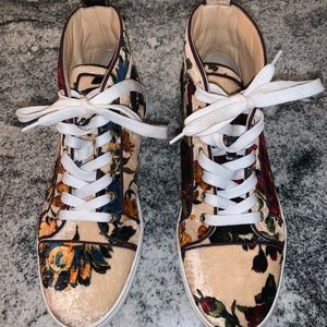 Christian Louboutin Floral Bip Bip Orlato Sneakers